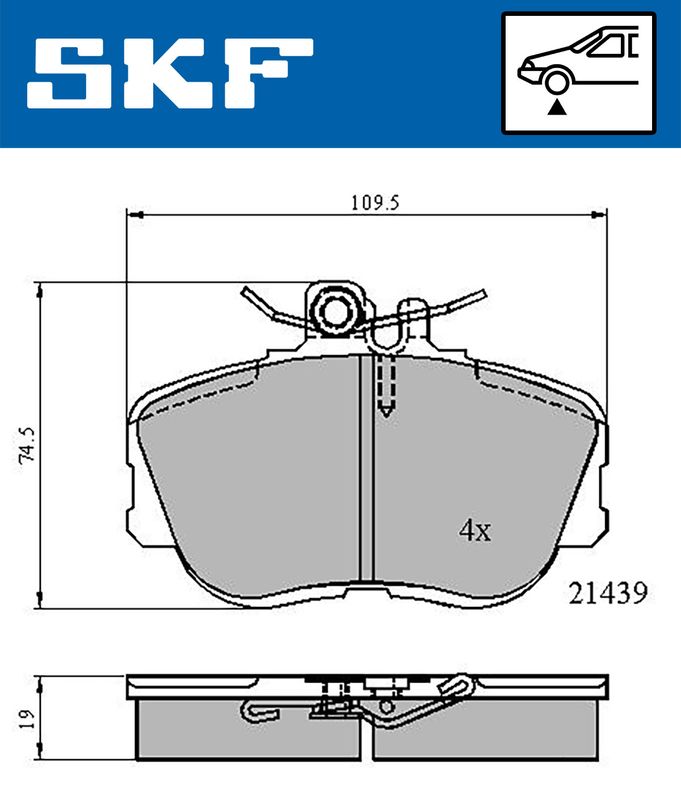 BRAKE - BRAKE PAD PV|25-08