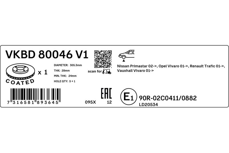 BRAKE - BRAKE DISK PV|25-04
