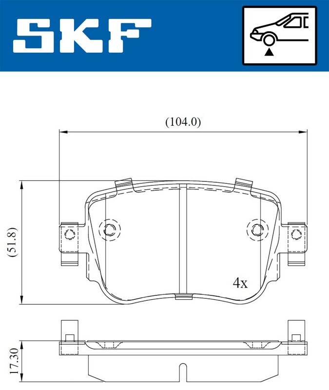 BRAKE - BRAKE PAD PV|25-04