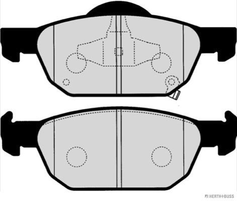 Brake Pad Set, disc brake Vorderachse|WVA:24796|mit akus|2-5 munkanapos szállítás 13:30-ig rendelve 2025.2