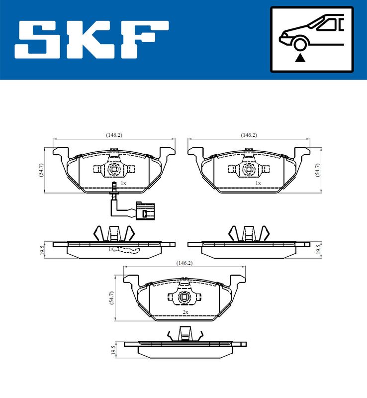BRAKE - BRAKE PAD PV|25-04