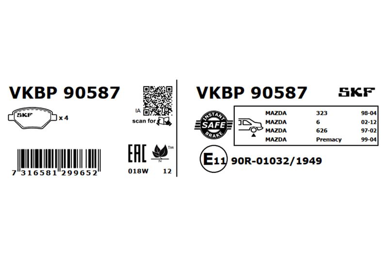 BRAKE - BRAKE PAD PV|25-04