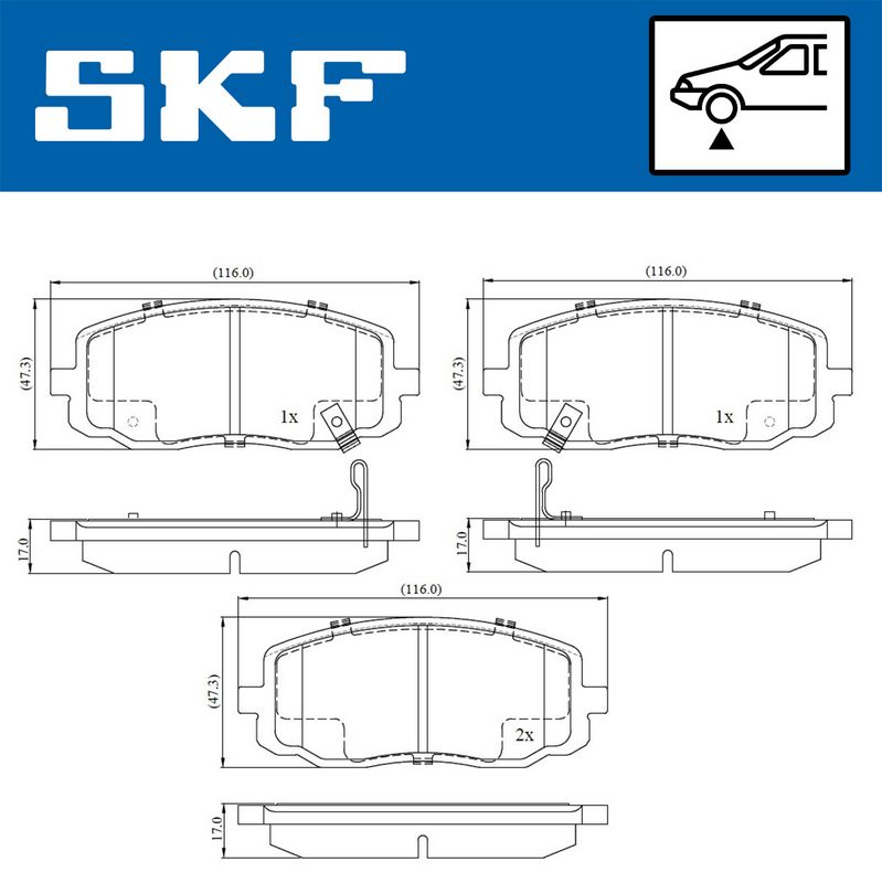 BRAKE - BRAKE PAD PV|25-04