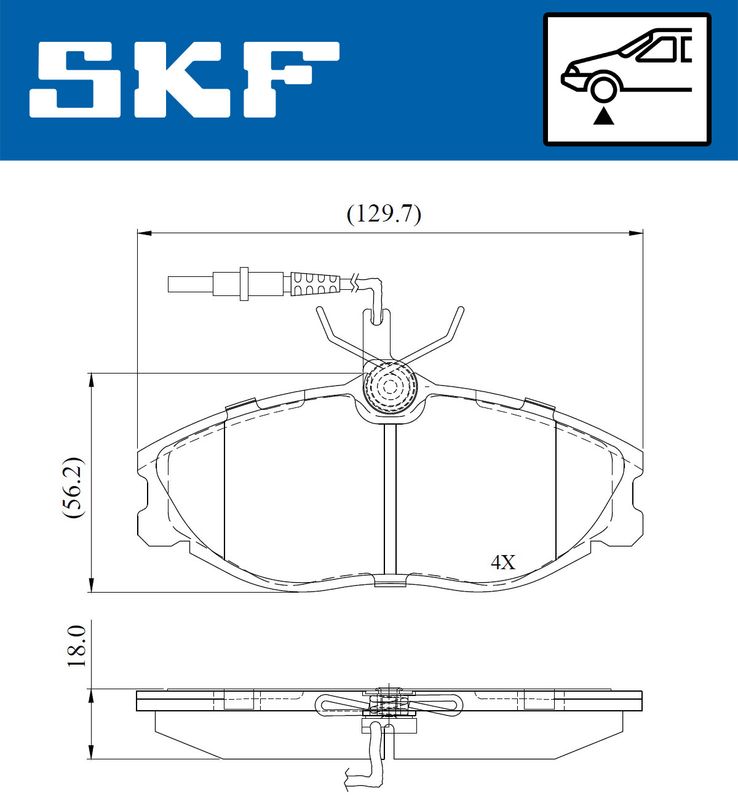 BRAKE - BRAKE PAD PV|25-04