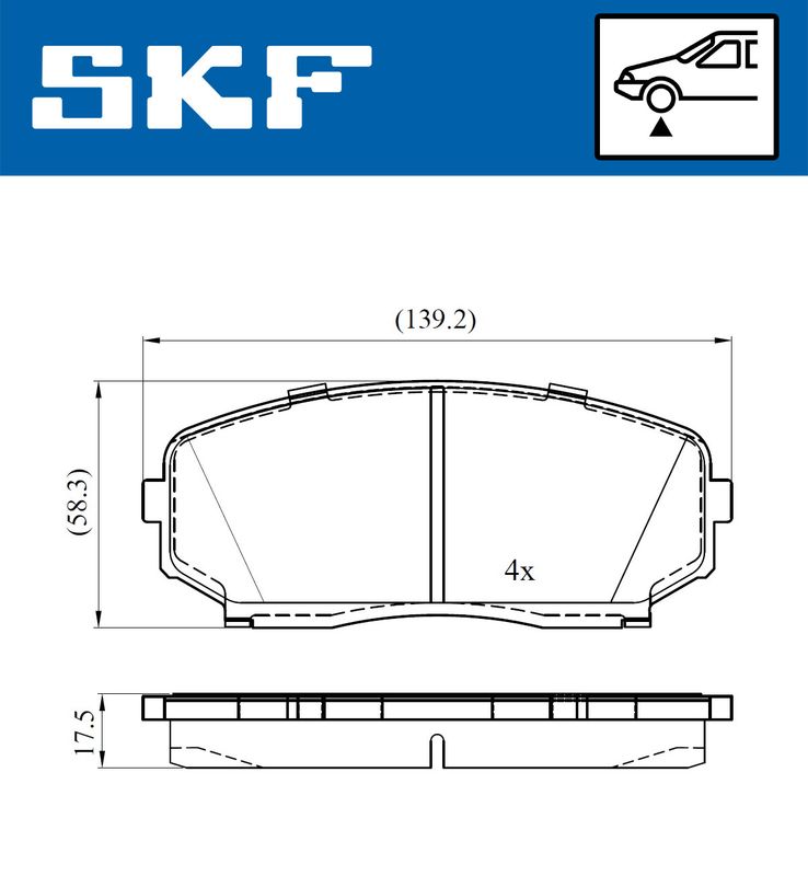 BRAKE - BRAKE PAD PV|25-08