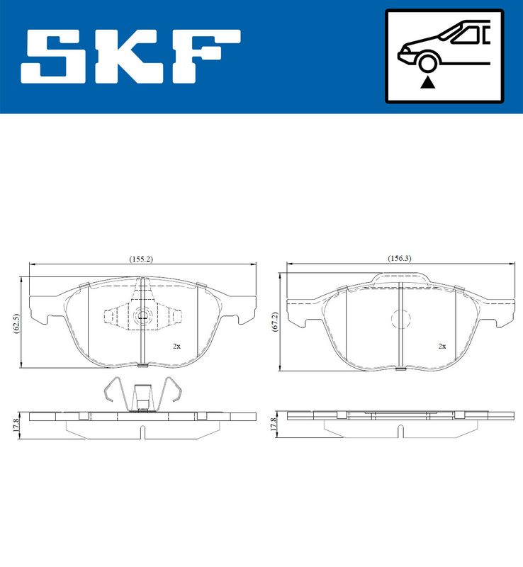 BRAKE - BRAKE PAD PV|25-04