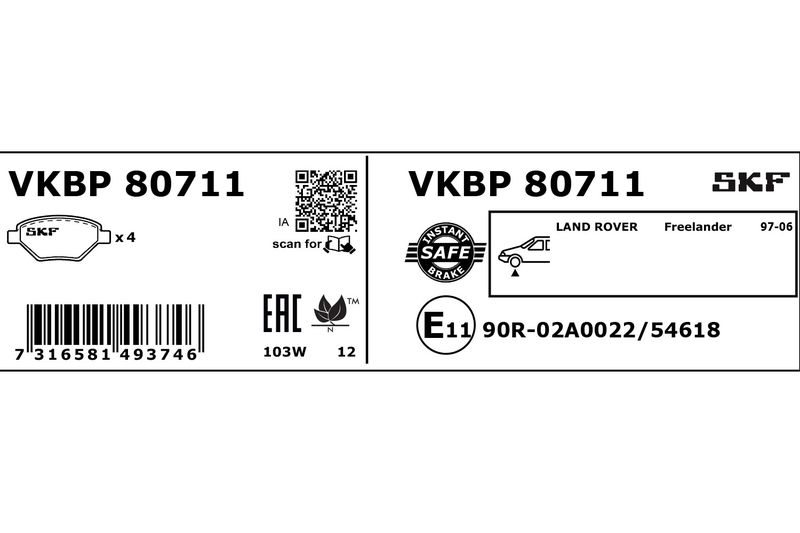 BRAKE - BRAKE PAD PV|25-04