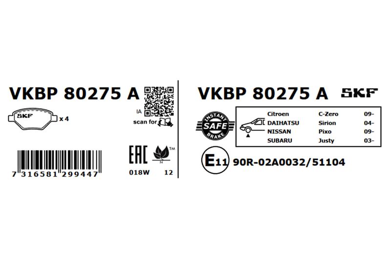 BRAKE - BRAKE PAD PV|25-04