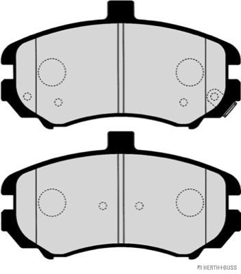 Brake Pad Set, disc brake Vorderachse|WVA:24369|mit akus|2-5 munkanapos szállítás 13:30-ig rendelve 2025.2