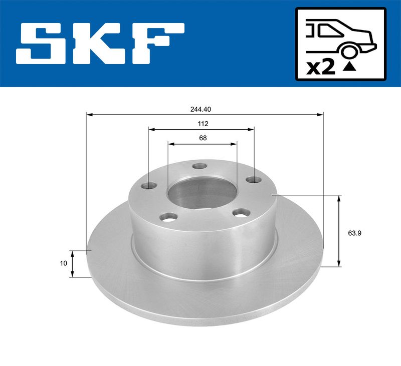 VKBA WHEEL BEARING KIT PV|25-09