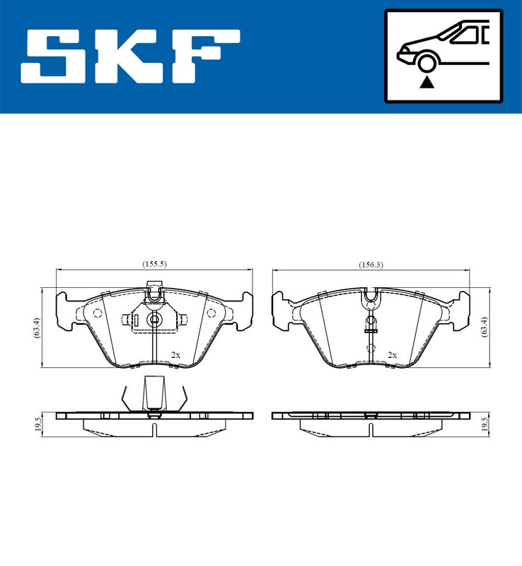 BRAKE - BRAKE PAD PV|25-04