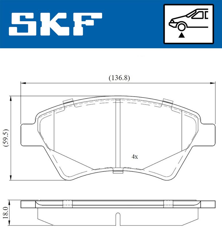 BRAKE - BRAKE PAD PV|25-04