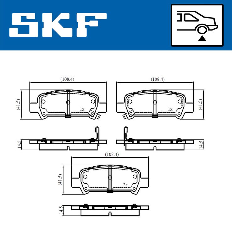 BRAKE - BRAKE PAD PV|25-04
