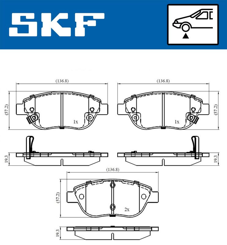 BRAKE - BRAKE PAD PV|25-04