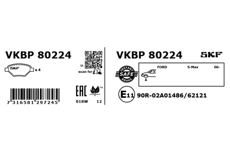 BRAKE - BRAKE PAD PV|25-04