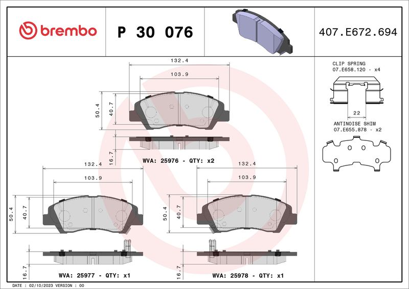 BREMSENSATZ EVKIT HA|1 munkanapos beszerzés 2025.6