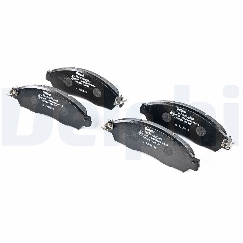 Brake Pad Set, disc brake CORSA F 207/8 C2/3 DS3 PARTNER Vorderachse|WVA:23954, 23599|m|2-5 munkanapos szállítás 13:30-ig rendelve 2025.2