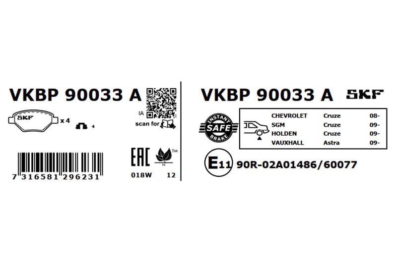 BRAKE - BRAKE PAD PV|25-08