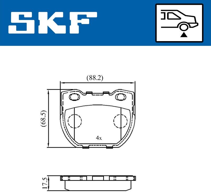 BRAKE - BRAKE PAD PV|25-04