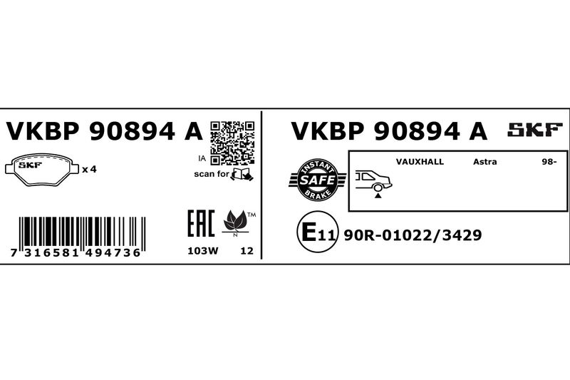 BRAKE - BRAKE PAD PV|25-04