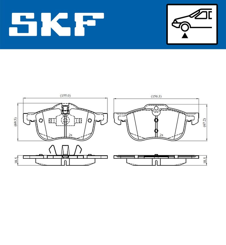BRAKE - BRAKE PAD PV|25-04