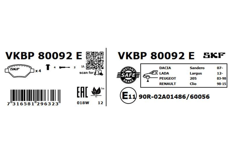 BRAKE - BRAKE PAD PV|25-08