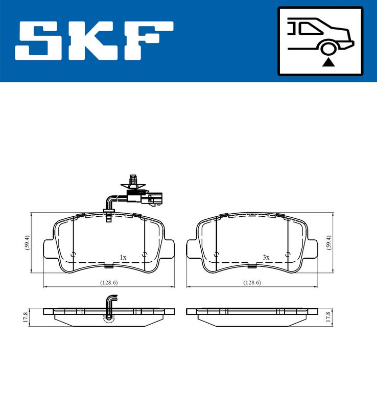 BRAKE - BRAKE PAD PV|25-08