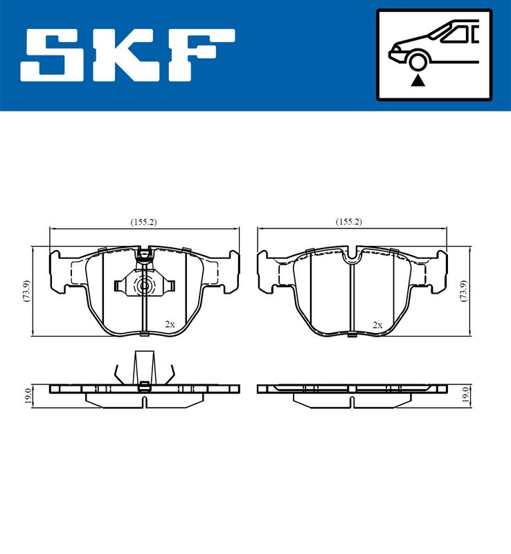 BRAKE - BRAKE PAD PV|25-04