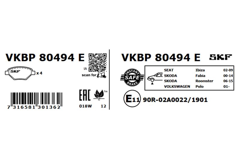 BRAKE - BRAKE PAD PV|25-08