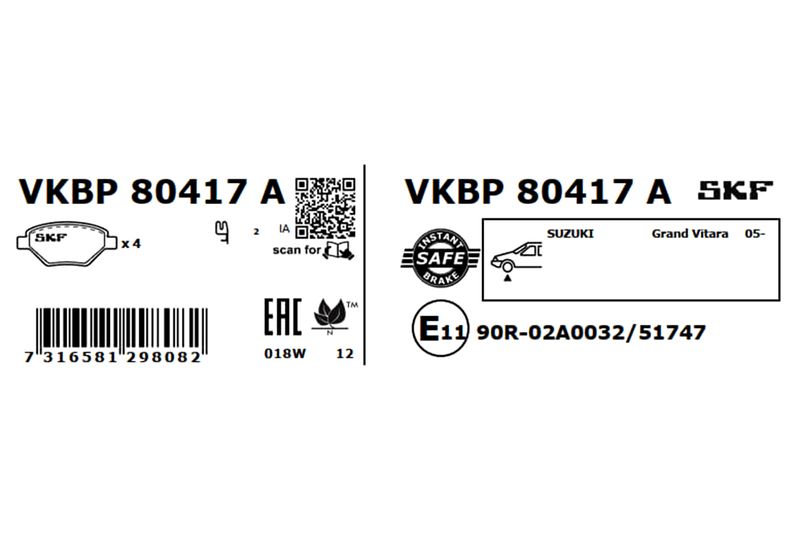 BRAKE - BRAKE PAD PV|25-04