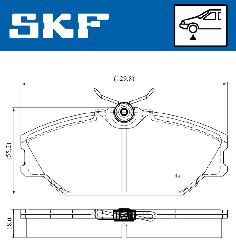 BRAKE - BRAKE PAD PV|25-08