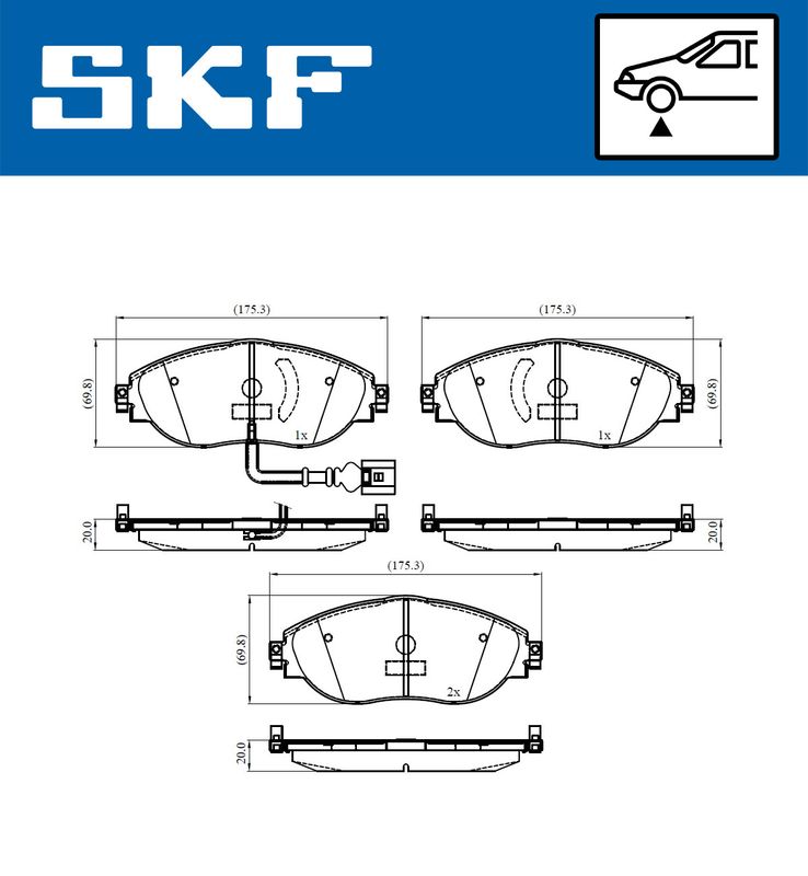 BRAKE - BRAKE PAD PV|25-04