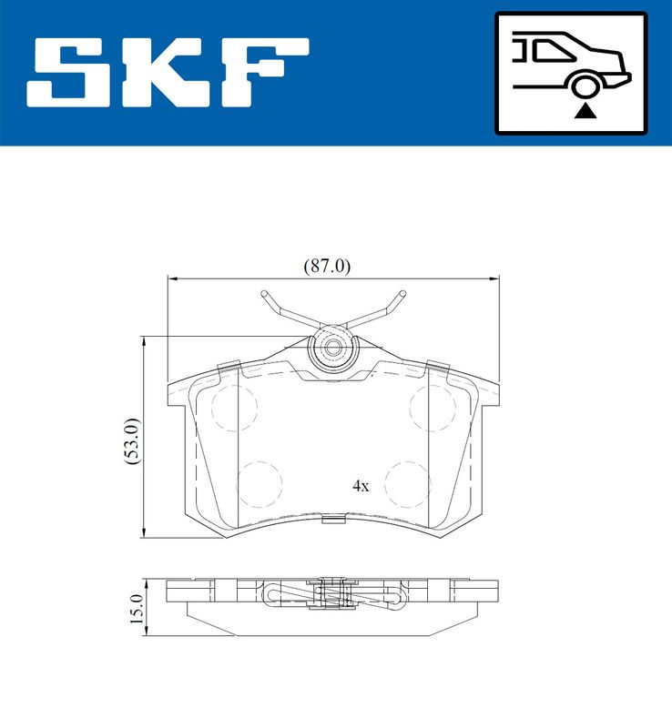 BRAKE - BRAKE PAD PV|25-04