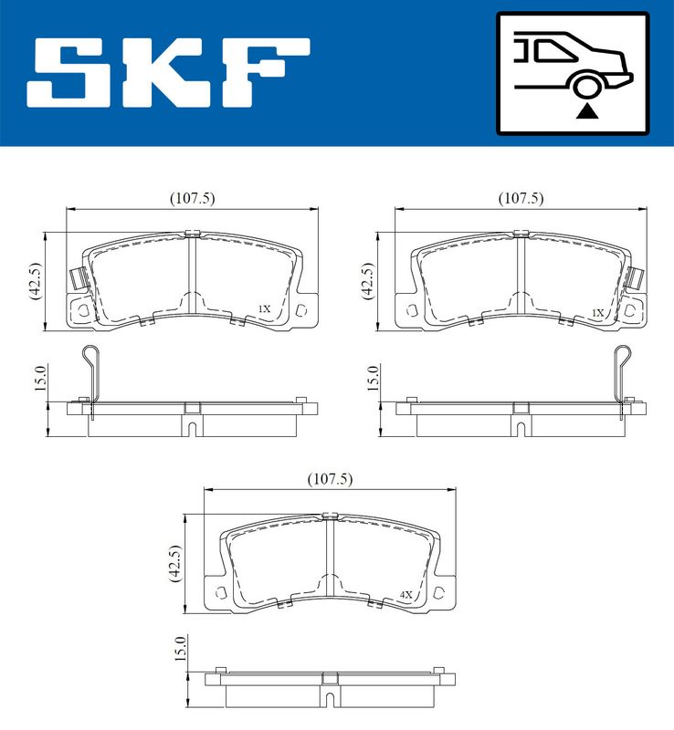 BRAKE - BRAKE PAD PV|25-04