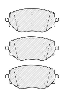 Brake Pad Set, disc brake CLIO V CAPTUR SANDERO DUSTER Vorderachse|WVA:26188, 26189|2-5 munkanapos szállítás 13:30-ig rendelve 2025.2