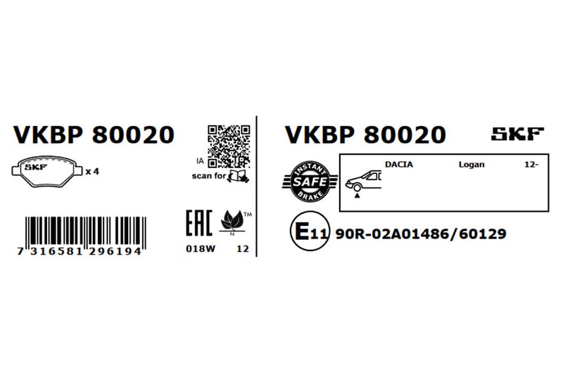 BRAKE - BRAKE PAD PV|25-04