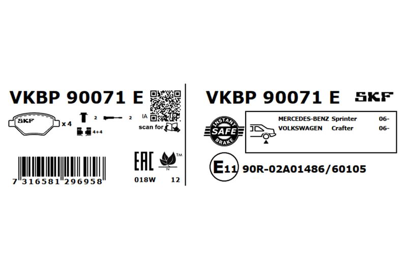 BRAKE PADS KIT|25-04