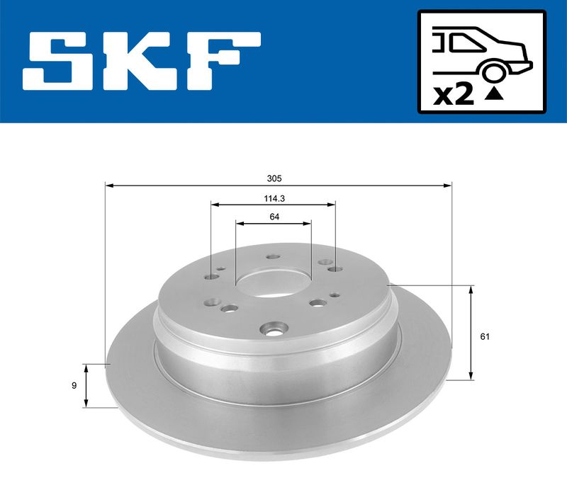 VKBA WHEEL BEARING KIT PV|25-09