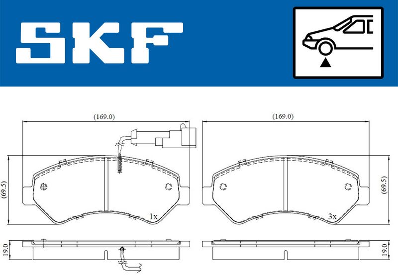 BRAKE PADS KIT|25-04