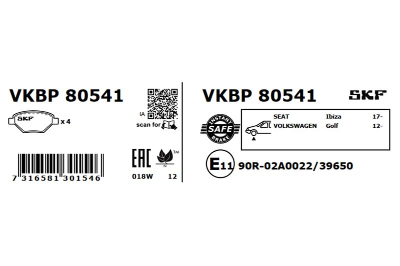 BRAKE - BRAKE PAD PV|25-04