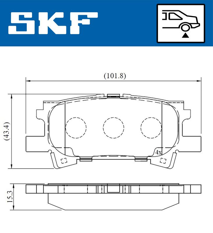 BRAKE - BRAKE PAD PV|25-04