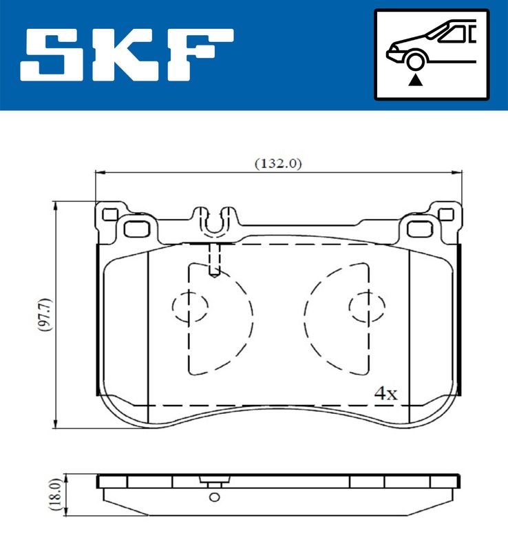 BRAKE - BRAKE PAD PV|25-04