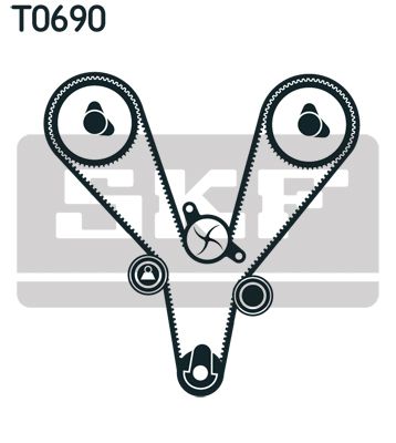 VKMA,VKMS,TIMING BELT KIT,INCL.SEAL PV|25-04
