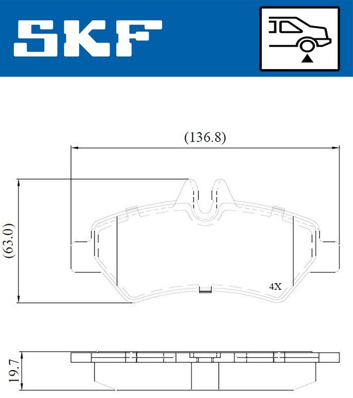 BRAKE - BRAKE PAD PV|25-04