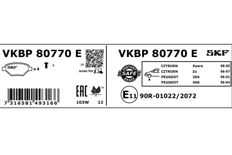 BRAKE - BRAKE PAD PV|25-04