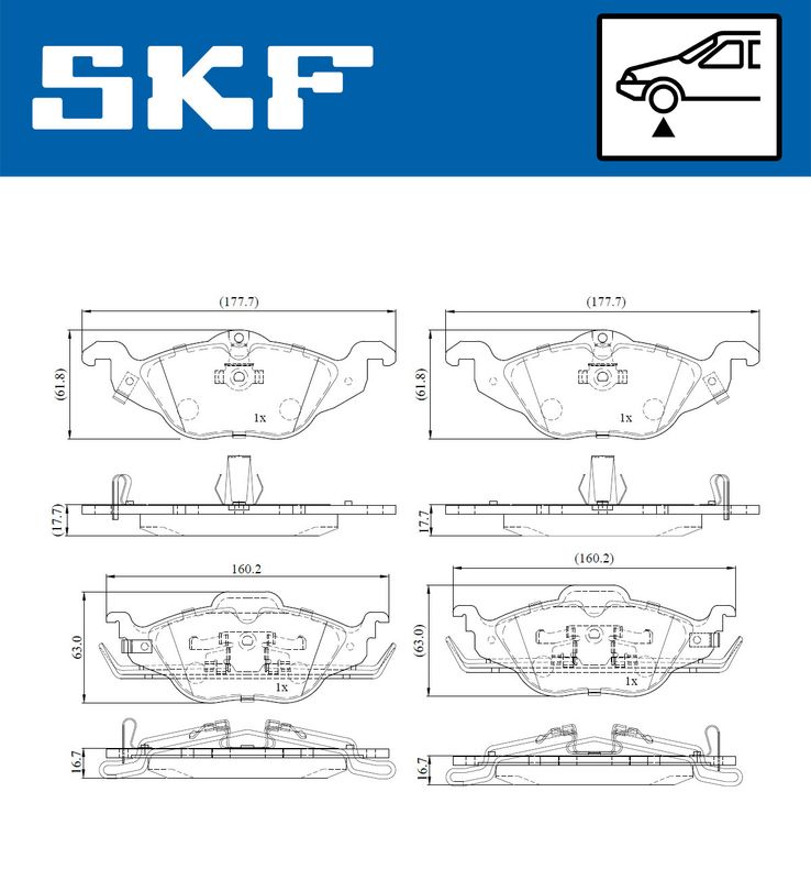 BRAKE - BRAKE PAD PV|25-08