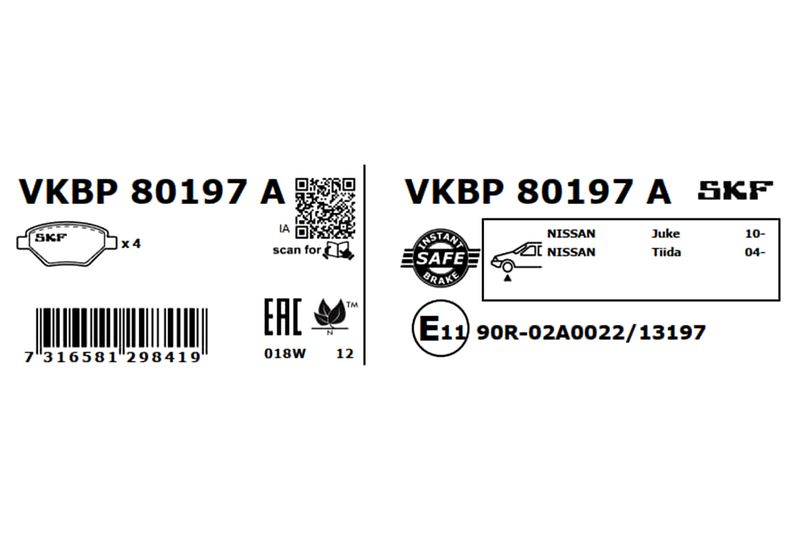 BRAKE - BRAKE PAD PV|25-04
