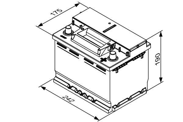 BOSCH S4E EFB 12V 60Ah EN 640A 242x175x190mm|Távoli klt. esetén 14:45-ig rendelve másnapra. 2025.1.1