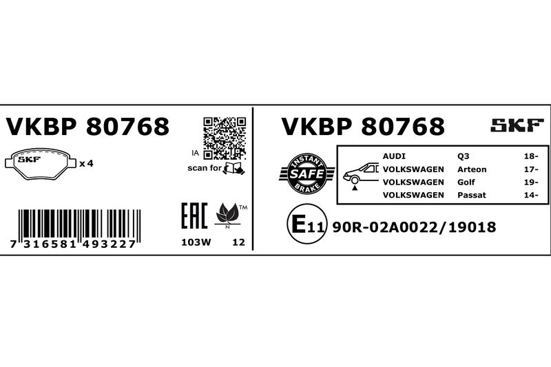 BRAKE - BRAKE PAD PV|25-04