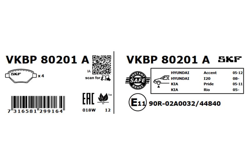 BRAKE - BRAKE PAD PV|25-04